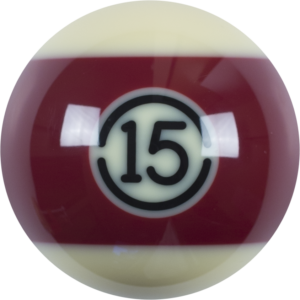 RBAT_15 Aramith Tournament Replacement Ball – #15 | Golden Break Billiards